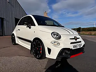 Used 2017 Abarth 595 Competizione White - Interior and Exterior details 2
