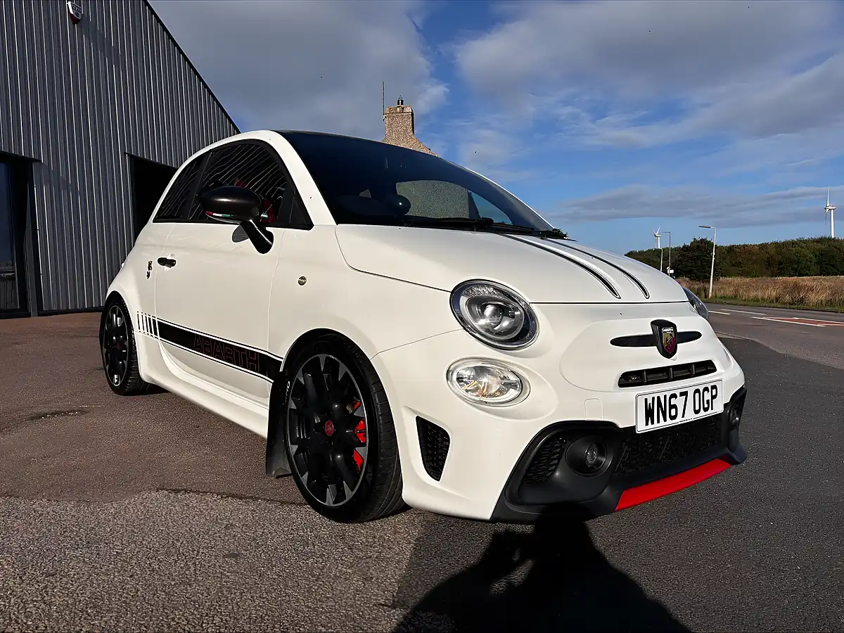 Used 2017 Abarth 595 Competizione White - Interior and Exterior details 2