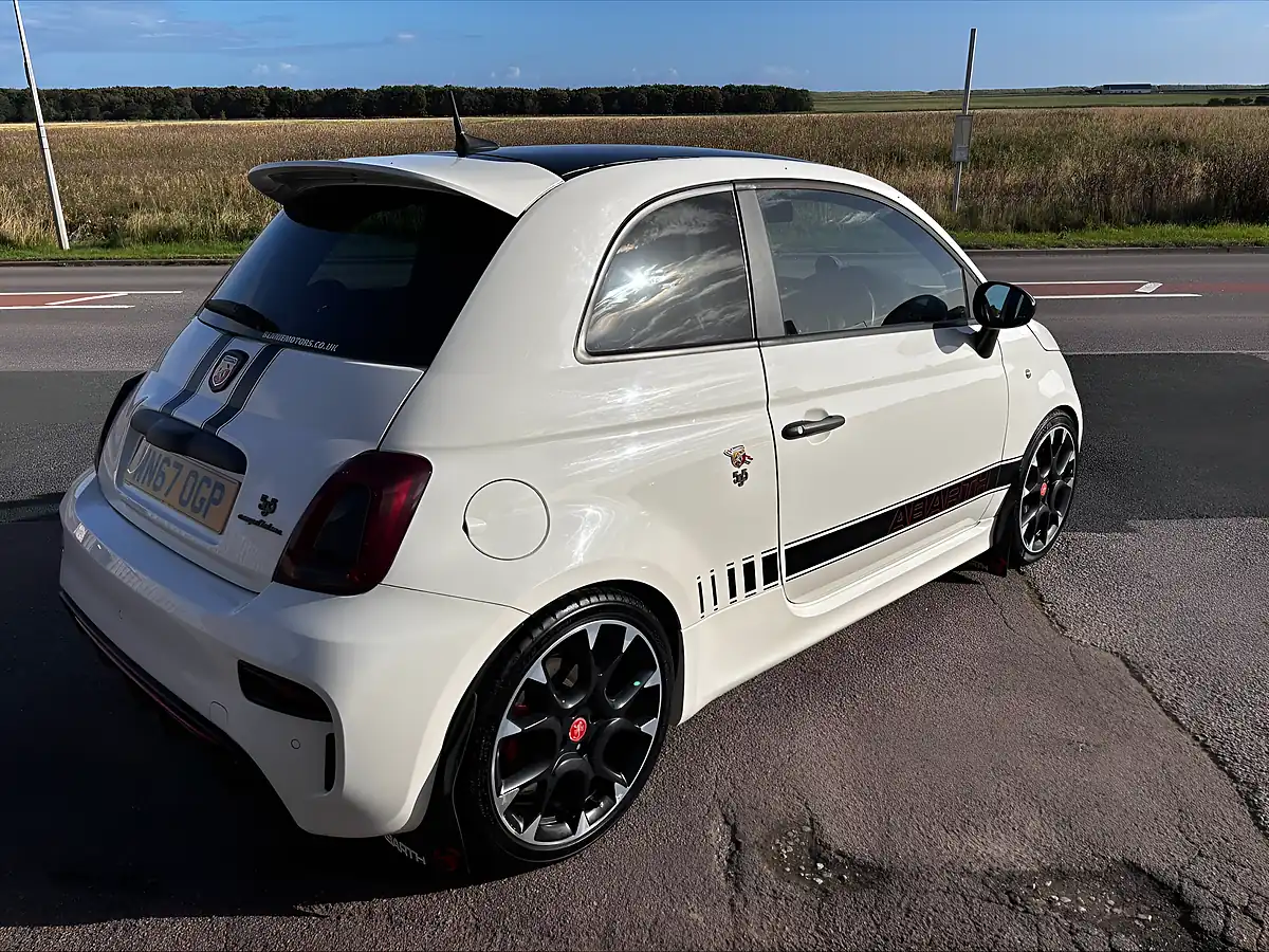 Used 2017 Abarth 595 Competizione White - Interior and Exterior details 8