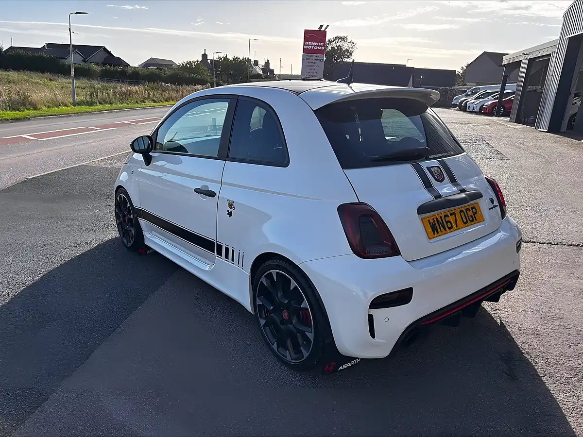 Used 2017 Abarth 595 Competizione White - Interior and Exterior details 9