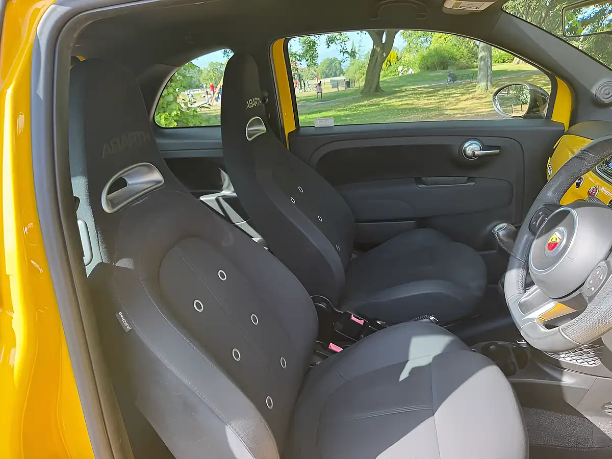 Used 2017 Abarth 595 Yellow - Interior and Exterior details 10