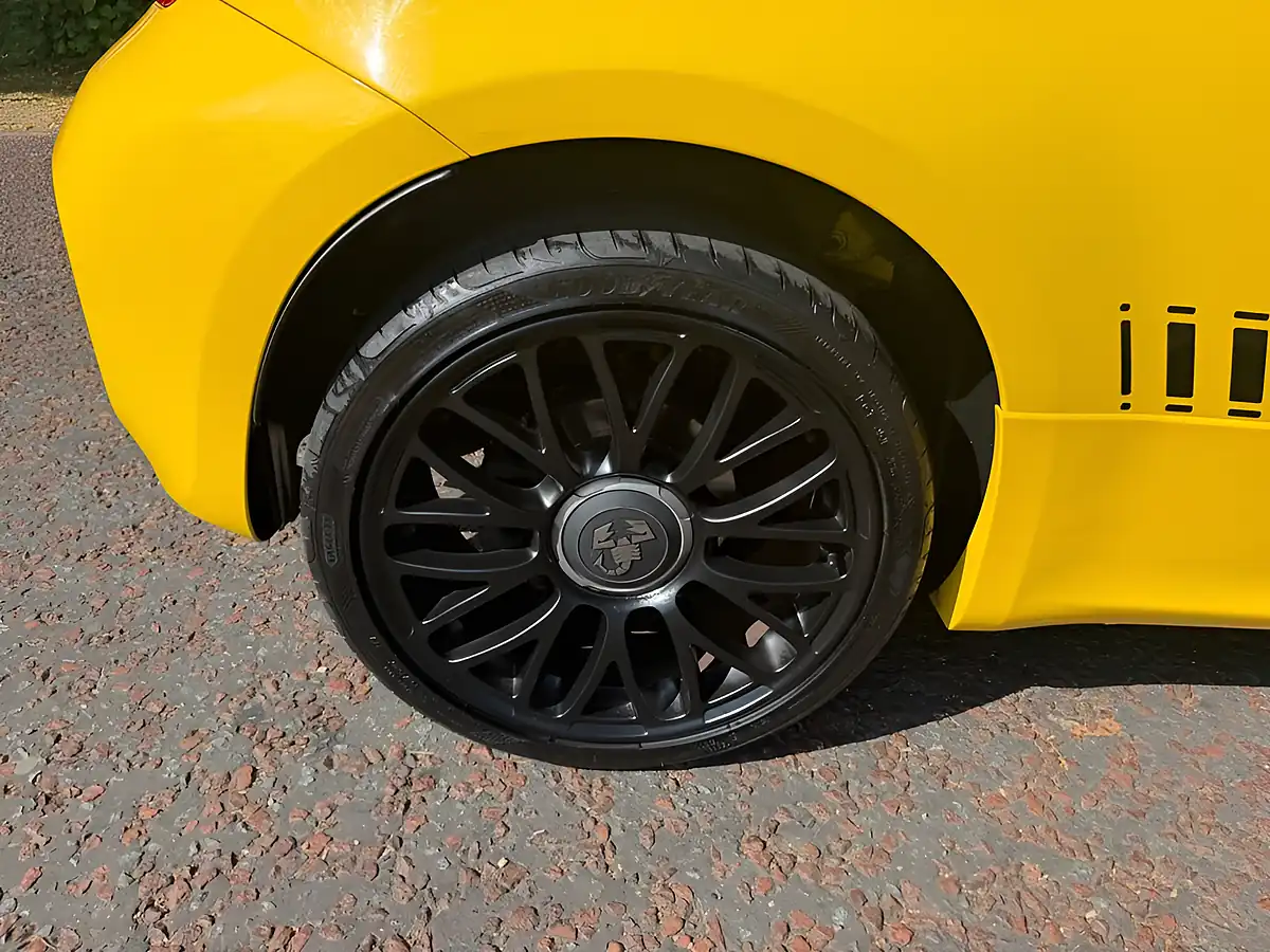 Used 2017 Abarth 595 Yellow - Interior and Exterior details 13