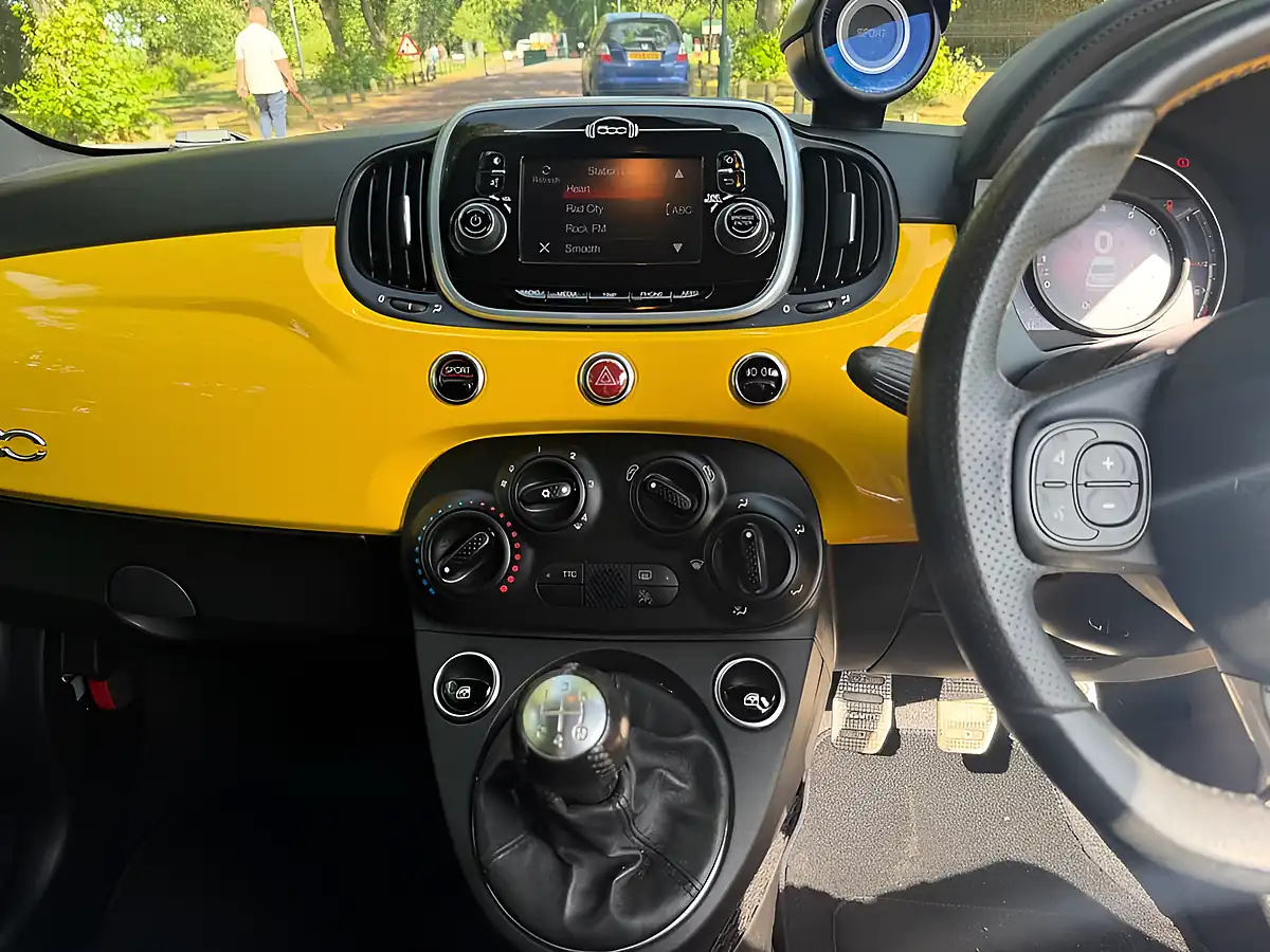 Used 2017 Abarth 595 Yellow - Interior and Exterior details 14