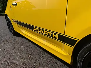 Used 2017 Abarth 595 Yellow - Interior and Exterior details 15