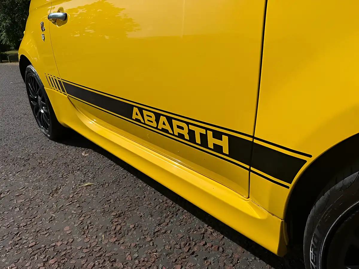 Used 2017 Abarth 595 Yellow - Interior and Exterior details 15