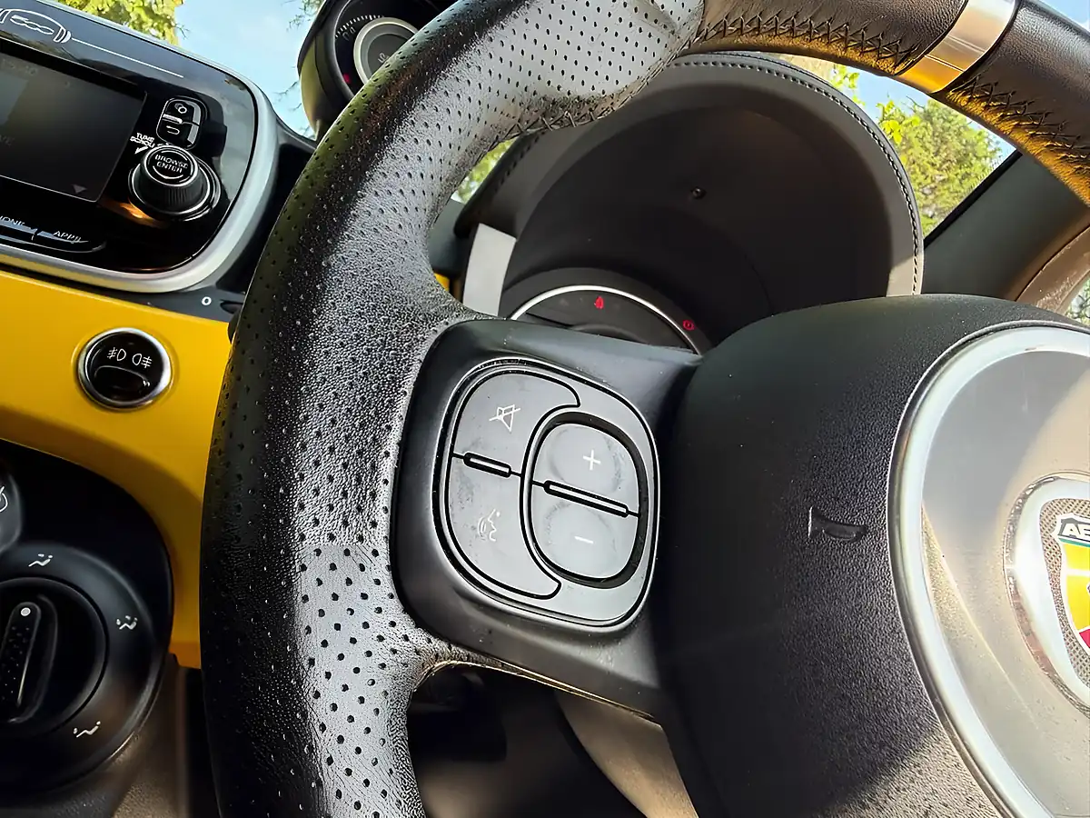 Used 2017 Abarth 595 Yellow - Interior and Exterior details 19