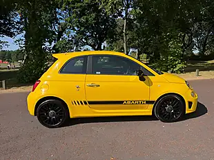 Used 2017 Abarth 595 Yellow - Interior and Exterior details 2