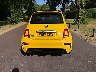 Used 2017 Abarth 595 Yellow - Interior and Exterior details 3
