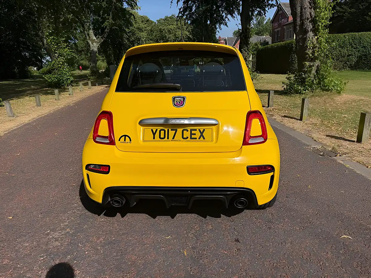 Used 2017 Abarth 595 Yellow - Interior and Exterior details 3