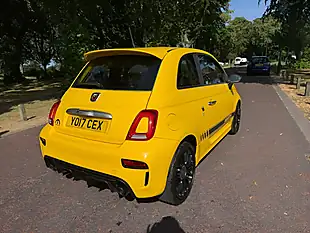 Used 2017 Abarth 595 Yellow - Interior and Exterior details 5