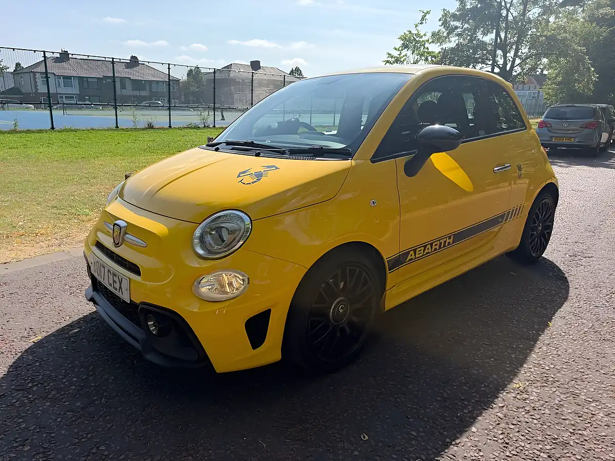 Used 2017 Abarth 595 Yellow - Interior and Exterior details 6