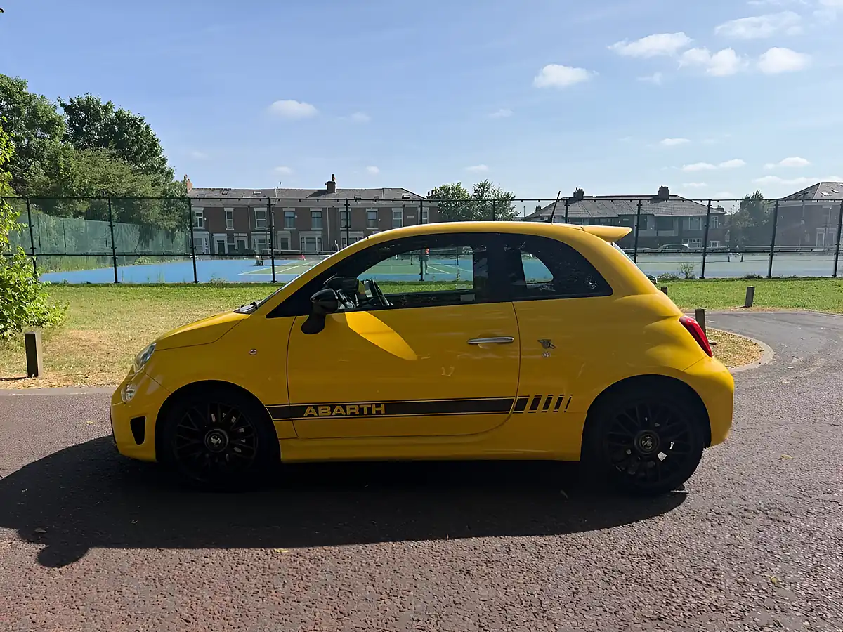 Used 2017 Abarth 595 Yellow - Interior and Exterior details 7
