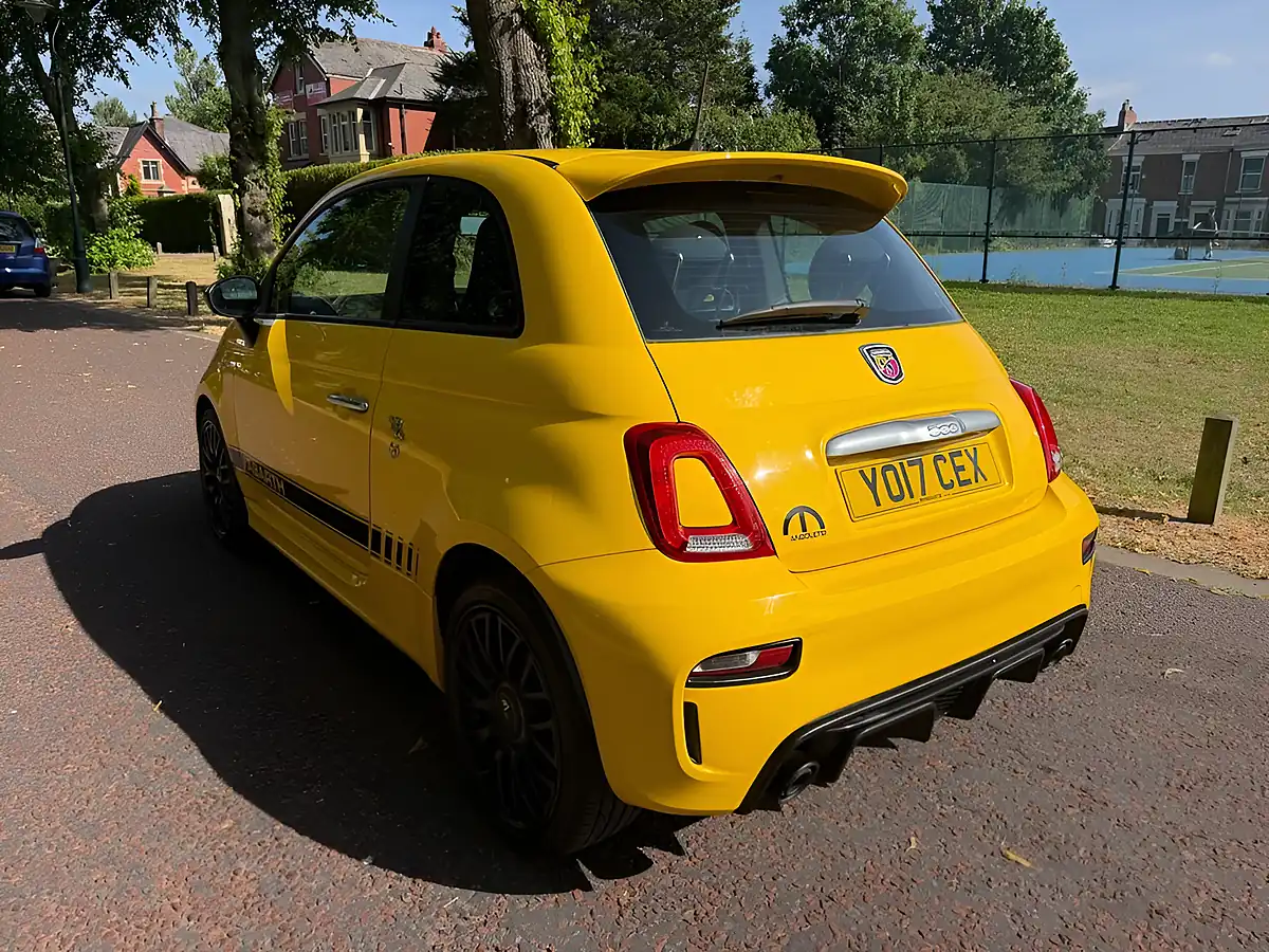 Used 2017 Abarth 595 Yellow - Interior and Exterior details 8