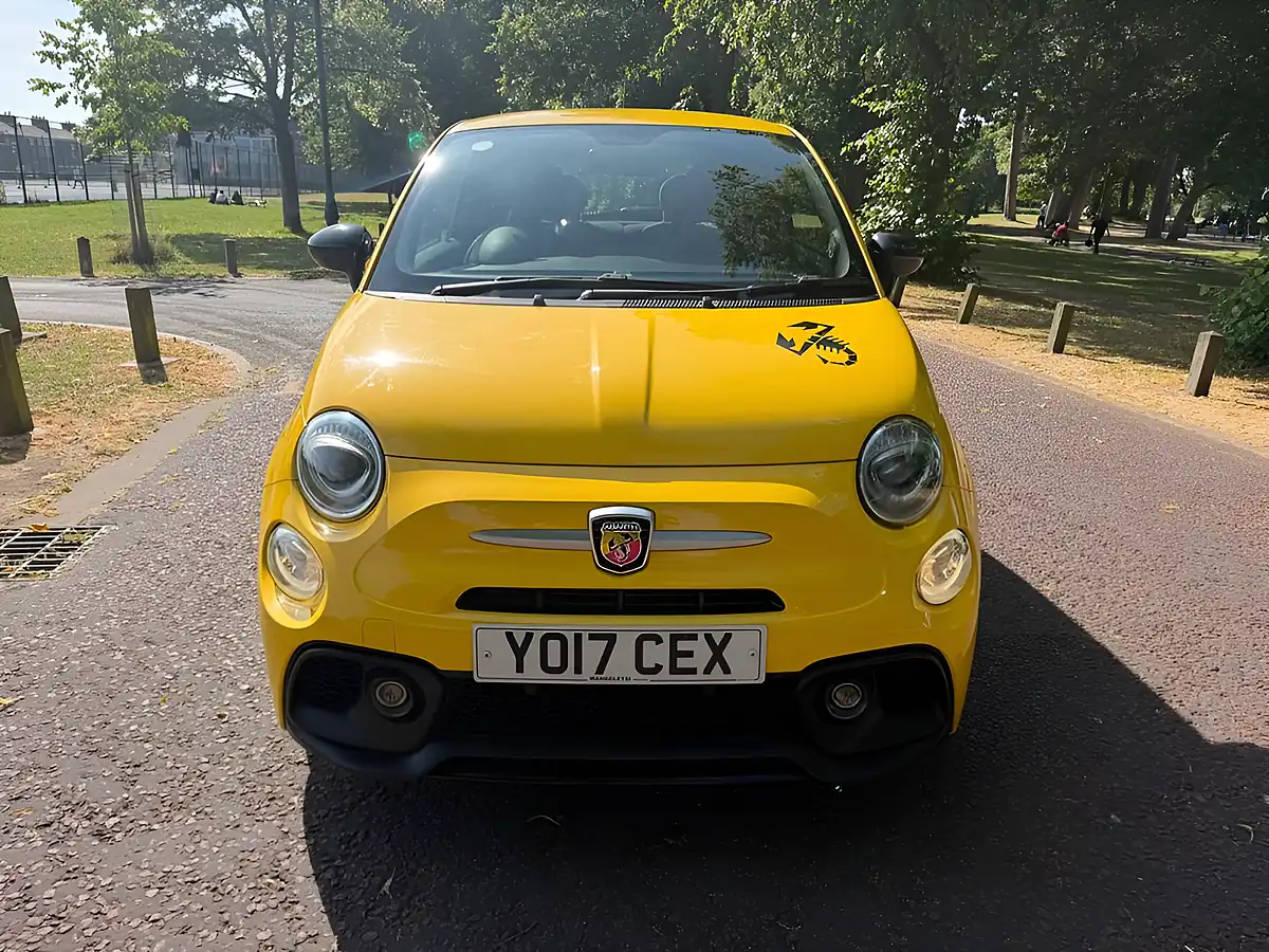 Used 2017 Abarth 595 Yellow - Interior and Exterior details 9