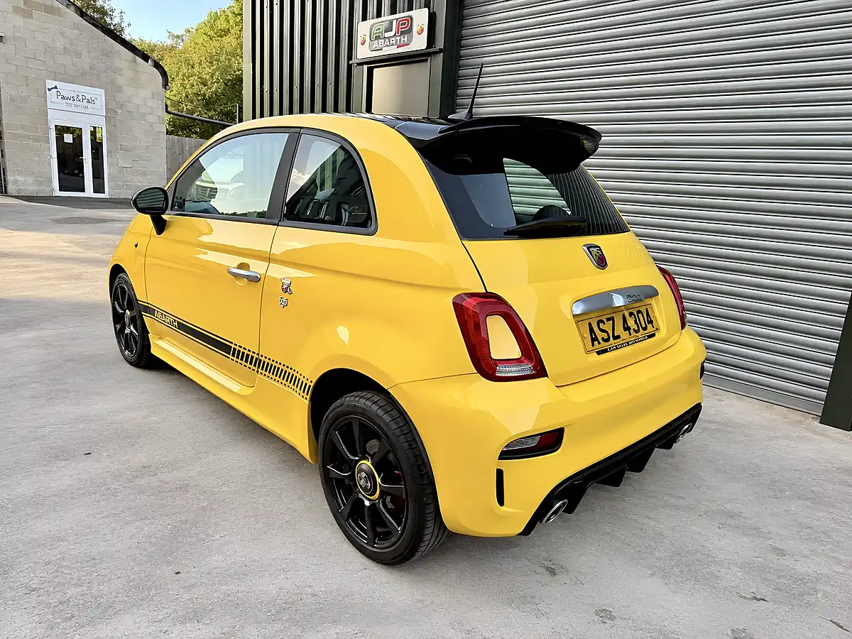 Used 2017 Abarth 595 Yellow - Interior and Exterior details 15