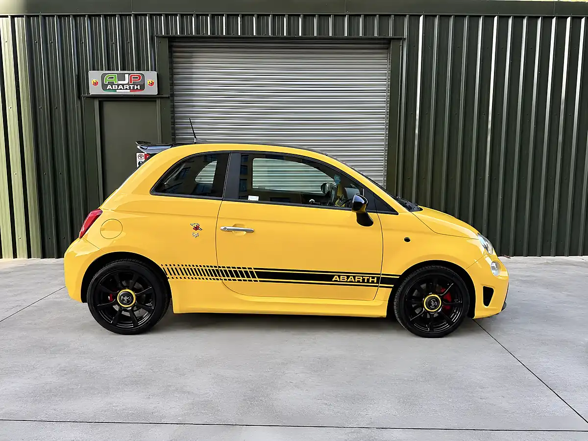 Used 2017 Abarth 595 Yellow - Interior and Exterior details 4