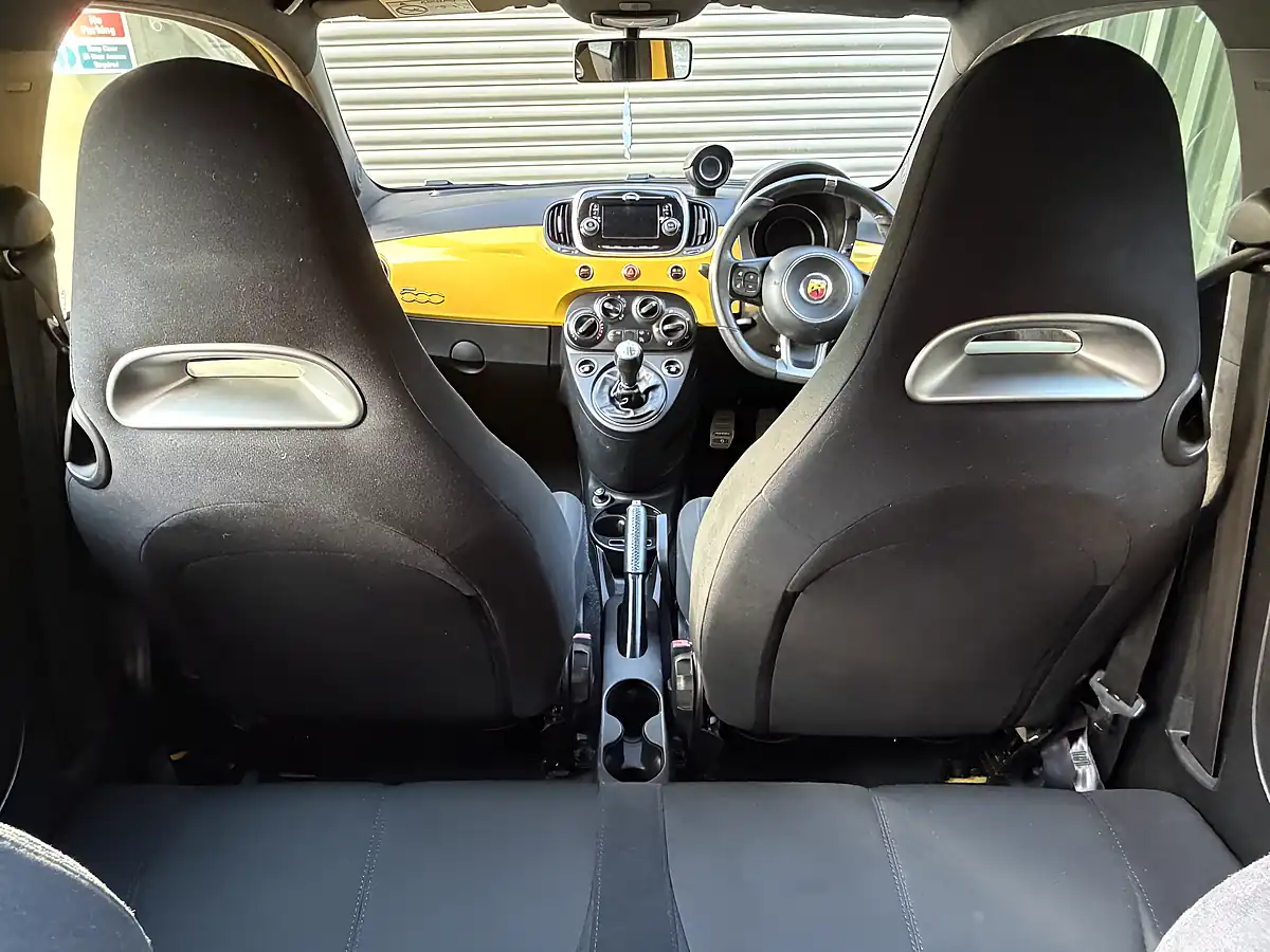 Used 2017 Abarth 595 Yellow - Interior and Exterior details 7