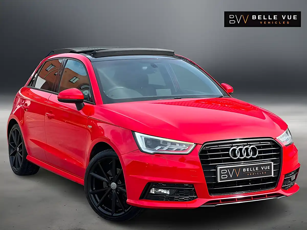 Used 2017 Audi A1 Black Edition Misano Red - Front View