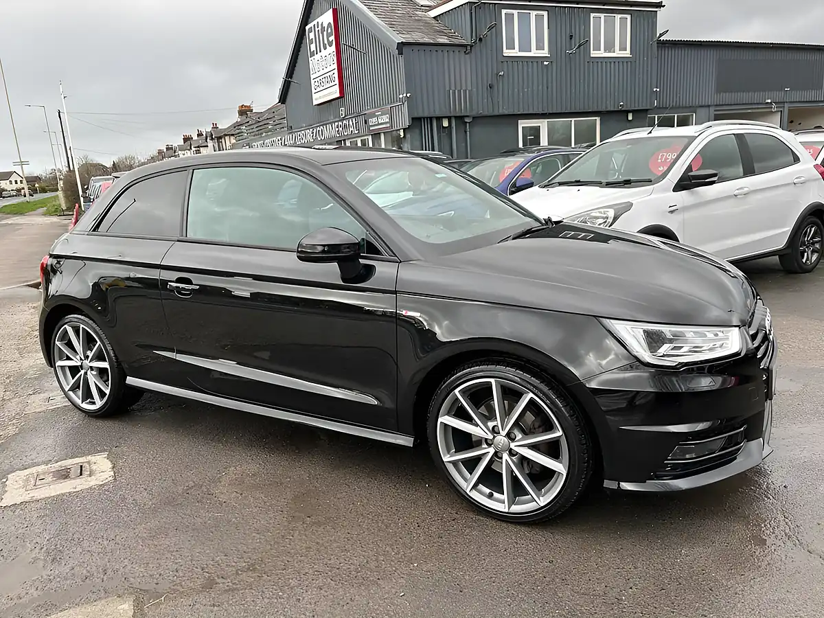 Used 2017 Audi A1 S Line Black Edition Black - Front View