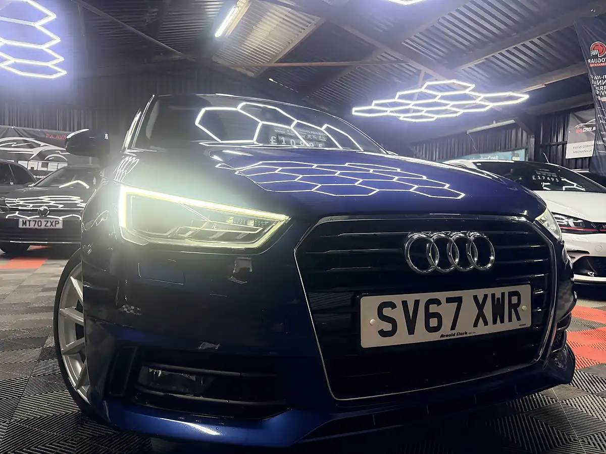 Used 2017 Audi A1 S Line Blue - Front View