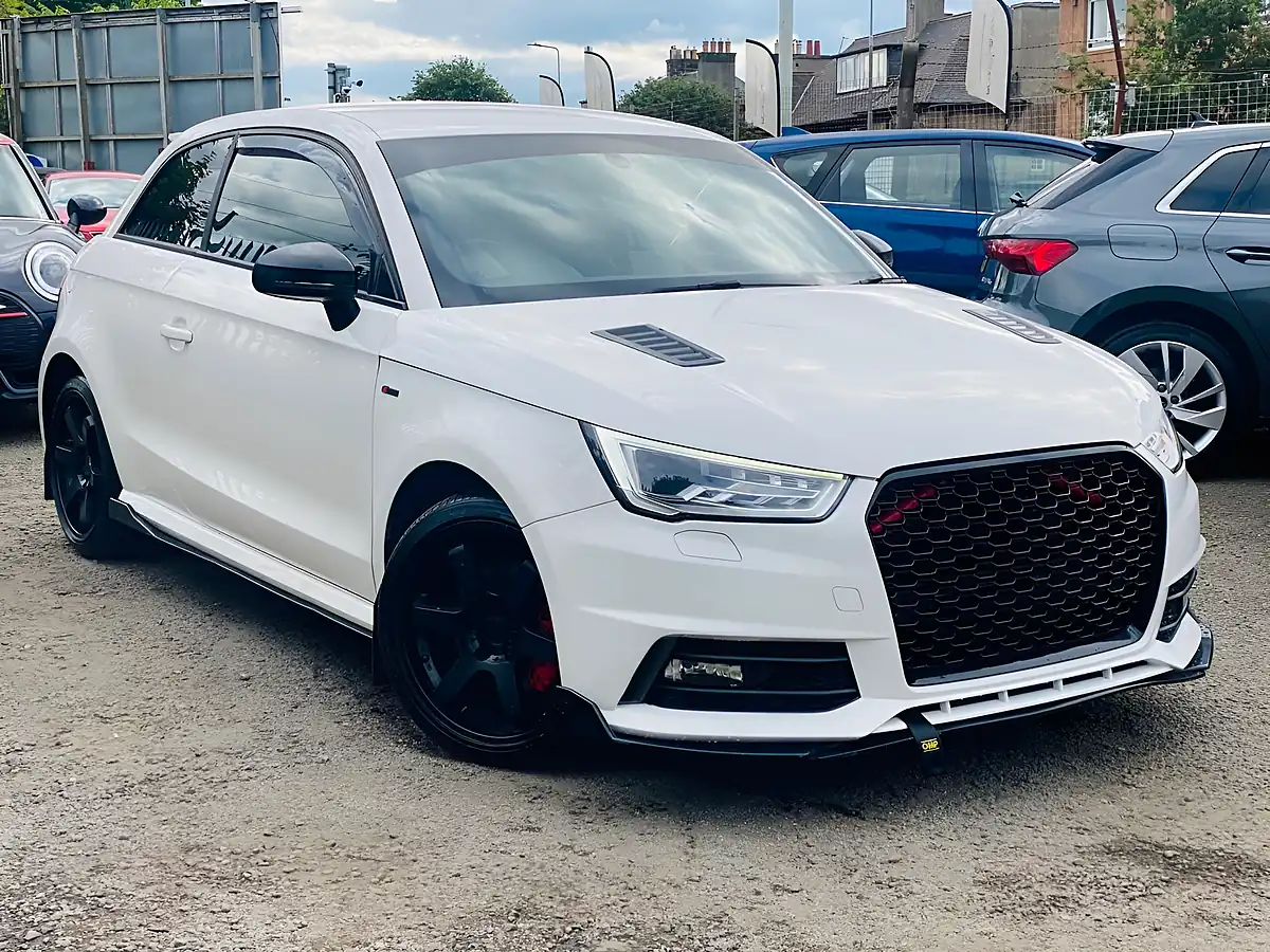 Used 2017 Audi A1 S Line White - Front View