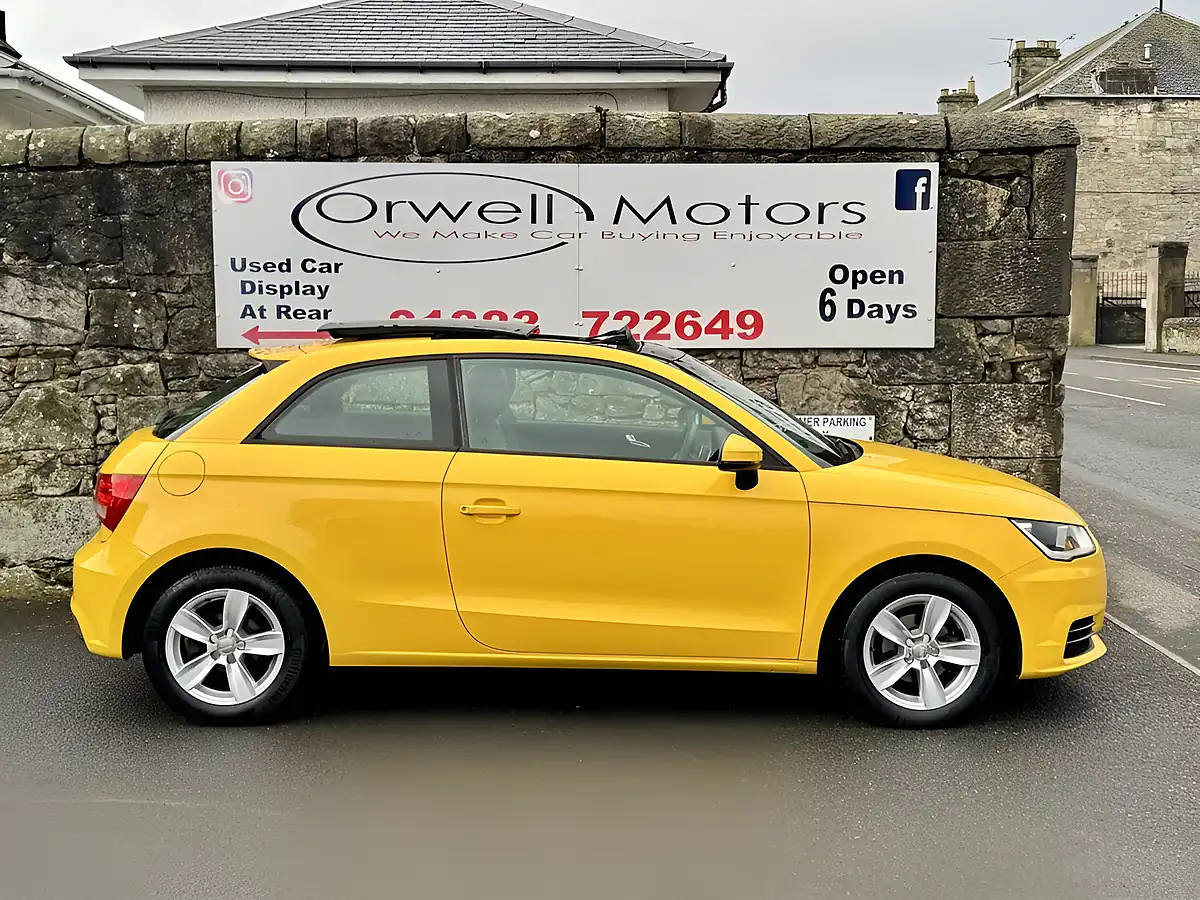 Used 2017 Audi A1 Se Yellow - Interior and Exterior details 3