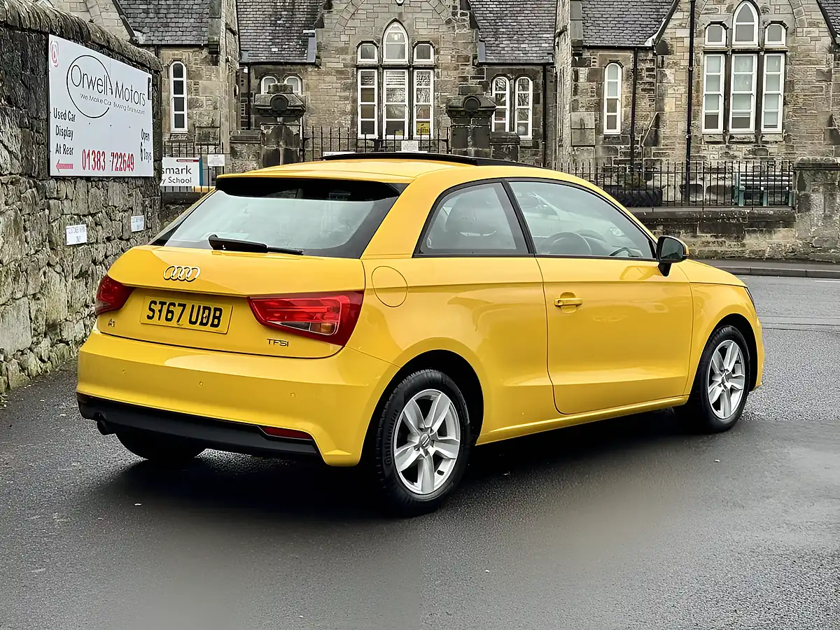 Used 2017 Audi A1 Se Yellow - Interior and Exterior details 9
