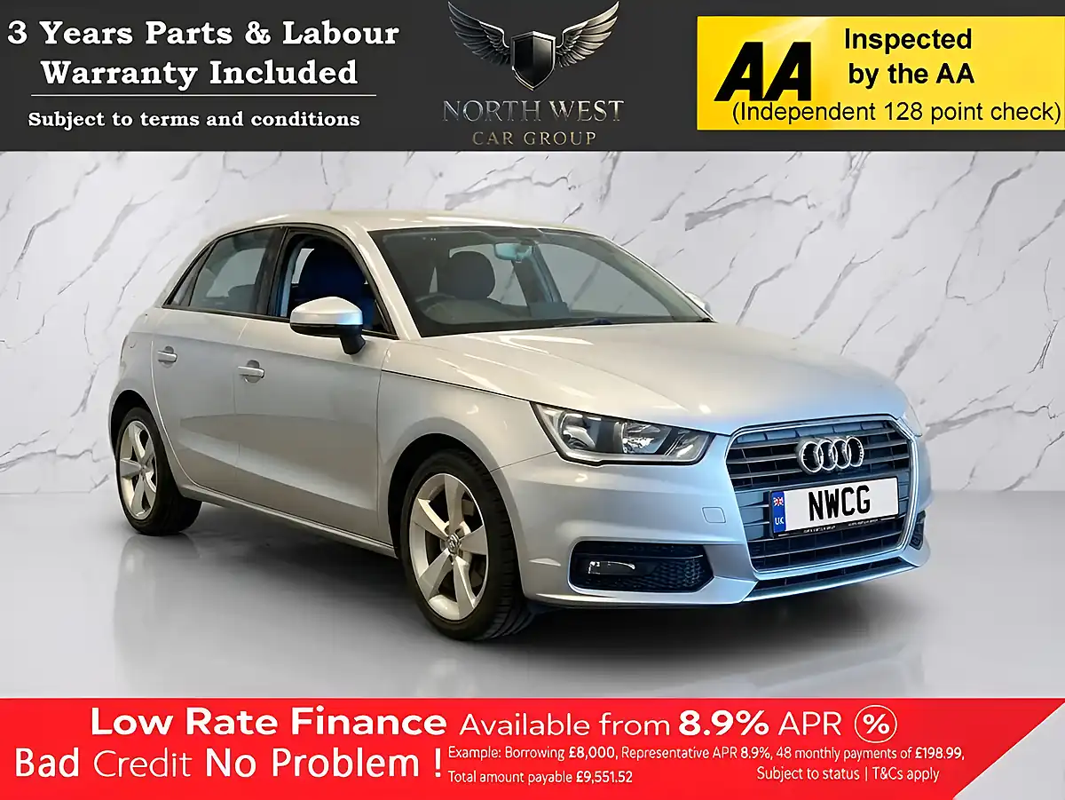 Used 2017 Audi A1 Sport Silver - Front View