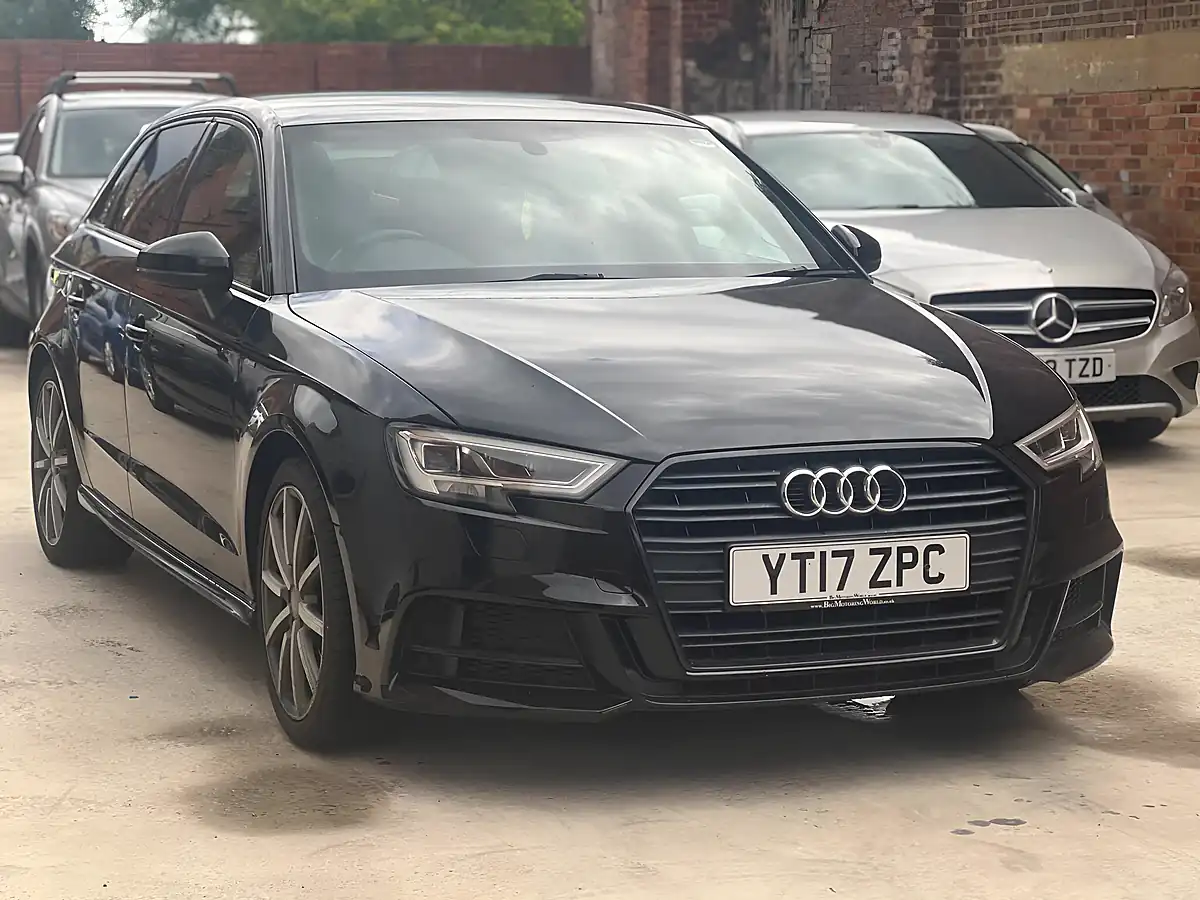 Used 2017 Audi A3 Black Edition Black - Front View