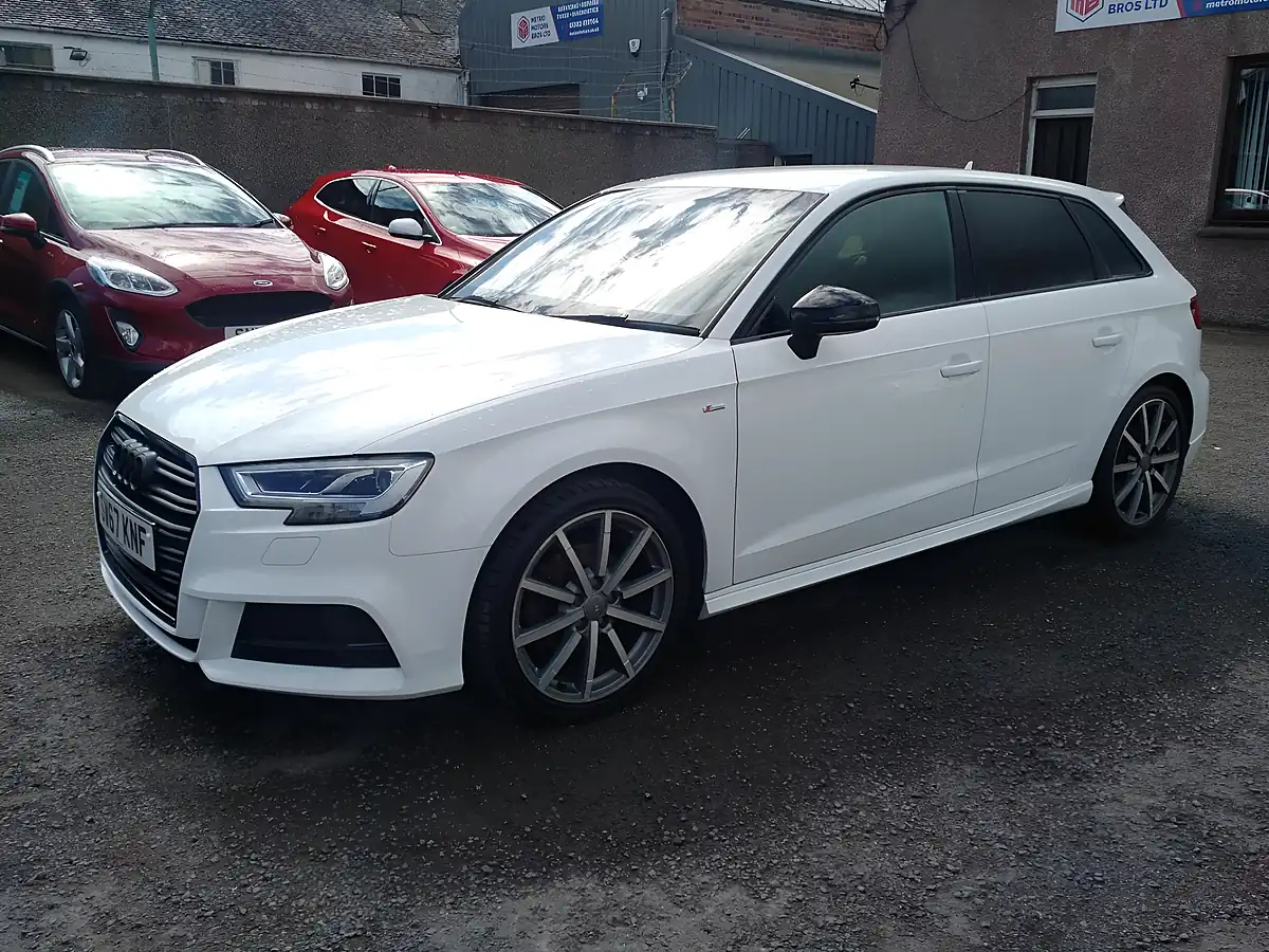 Used 2017 Audi A3 Black Edition White - Front View