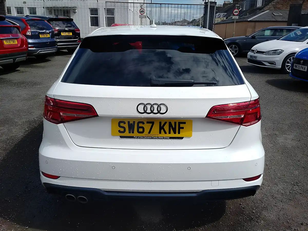 Used 2017 Audi A3 Black Edition White - Interior and Exterior details 5