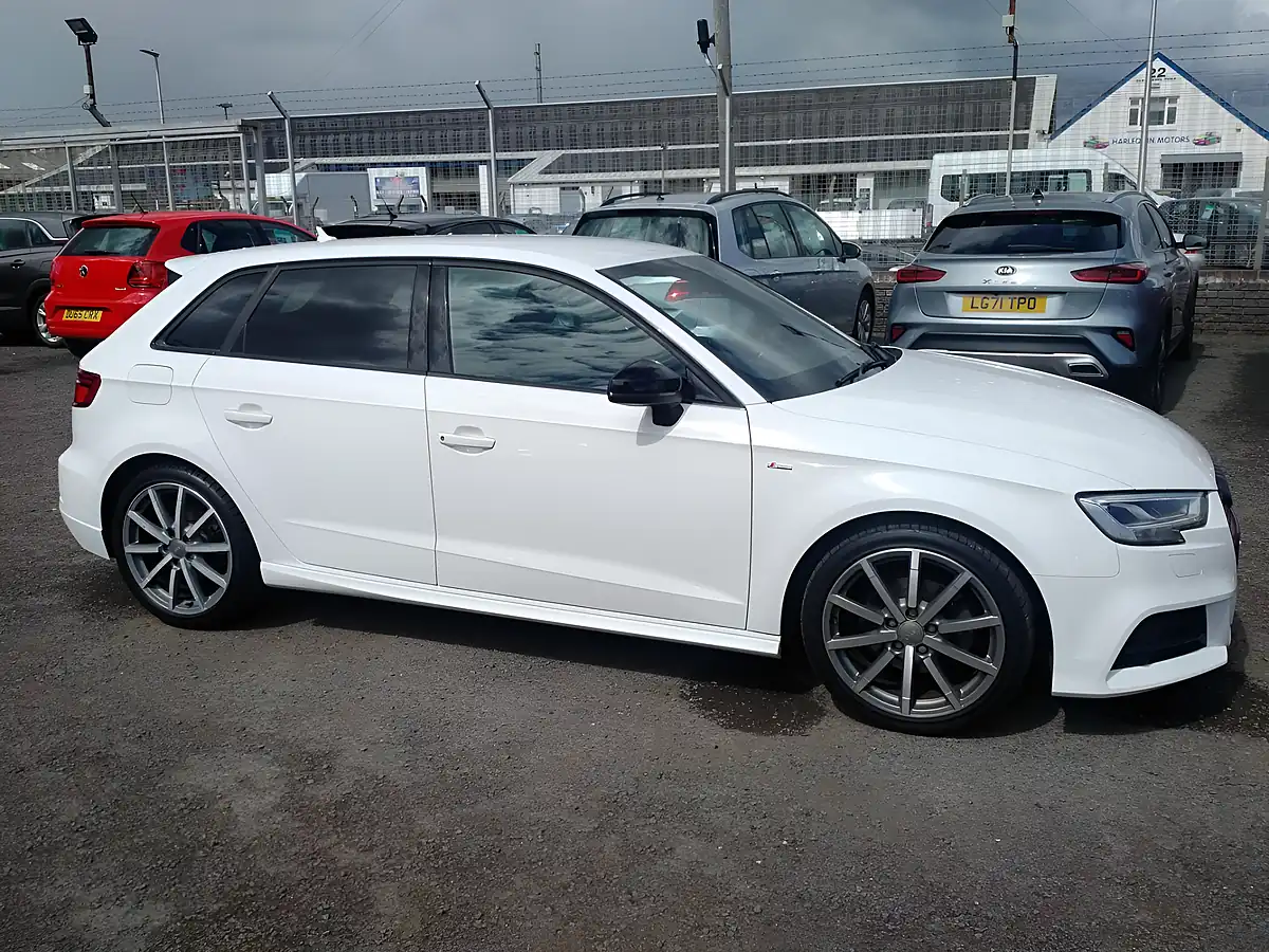 Used 2017 Audi A3 Black Edition White - Interior and Exterior details 8