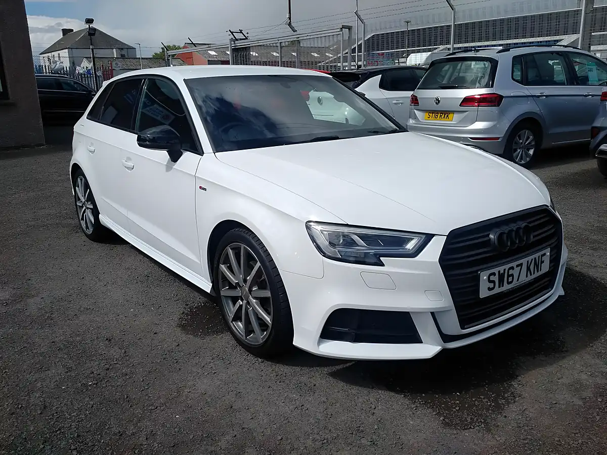 Used 2017 Audi A3 Black Edition White - Interior and Exterior details 9