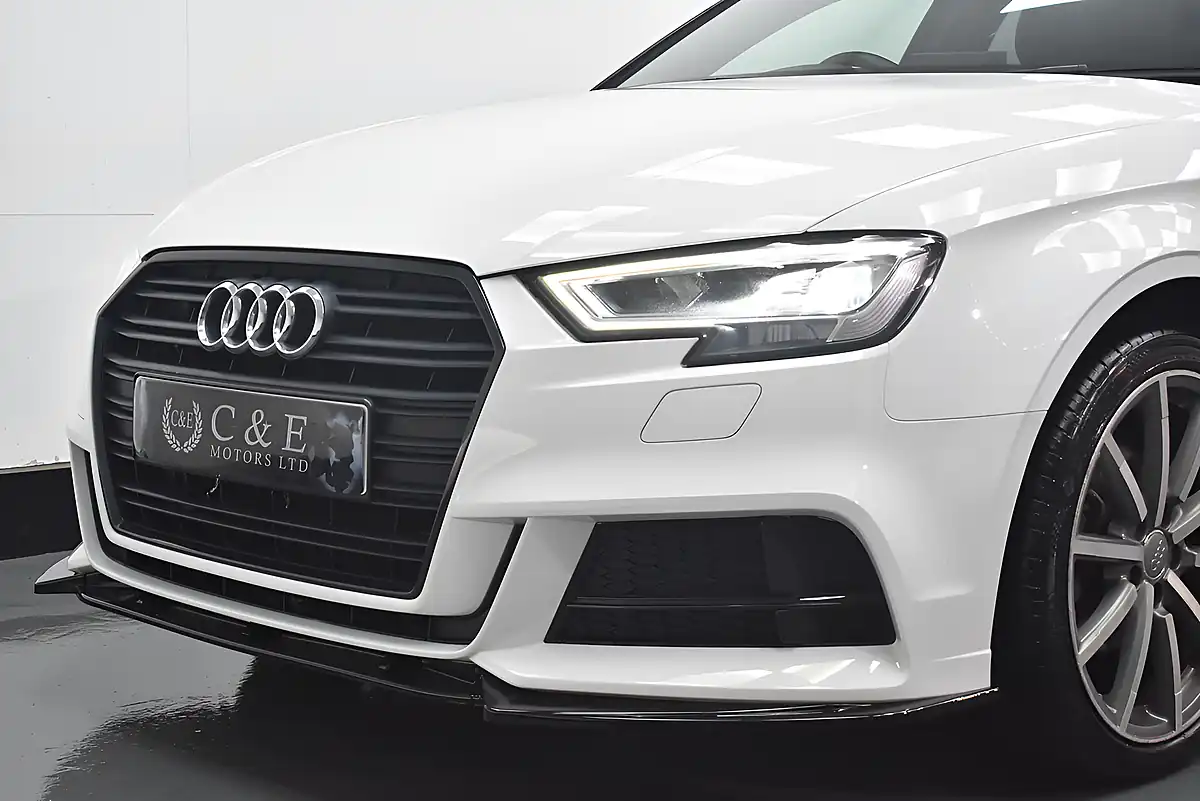 Used 2017 Audi A3 Black Edition White - Interior and Exterior details 7
