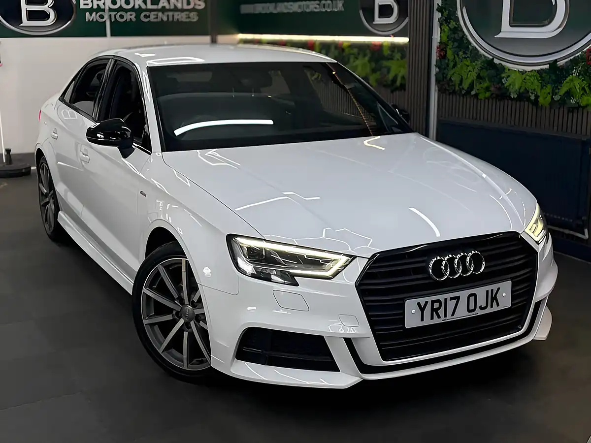 Used 2017 Audi A3 Black Edition White - Front View