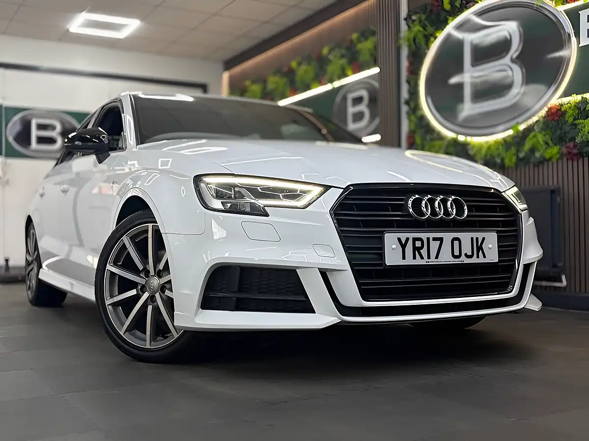 Used 2017 Audi A3 Black Edition White - Interior and Exterior details 3