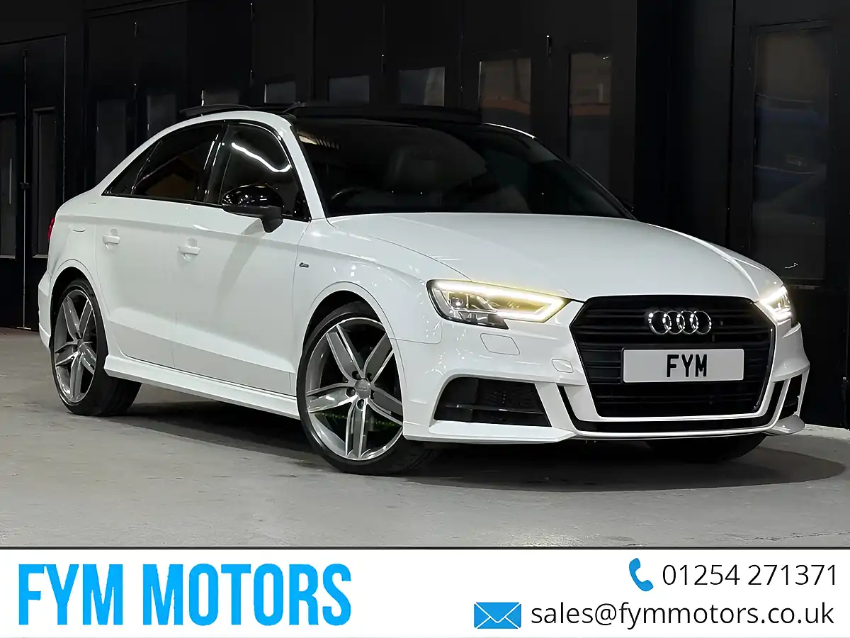 Used 2017 Audi A3 Black Edition White - Front View
