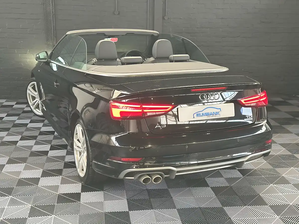Used 2017 Audi A3 Cabriolet S Line Brilliant Black - Interior and Exterior details 12
