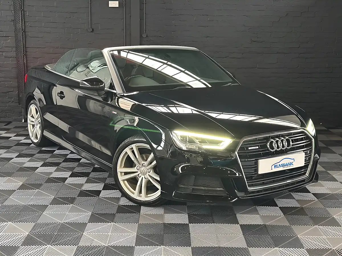 Used 2017 Audi A3 Cabriolet S Line Brilliant Black - Interior and Exterior details 9