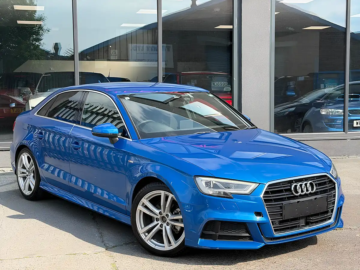 Used 2017 Audi A3 S Line Blue - Interior and Exterior details 2