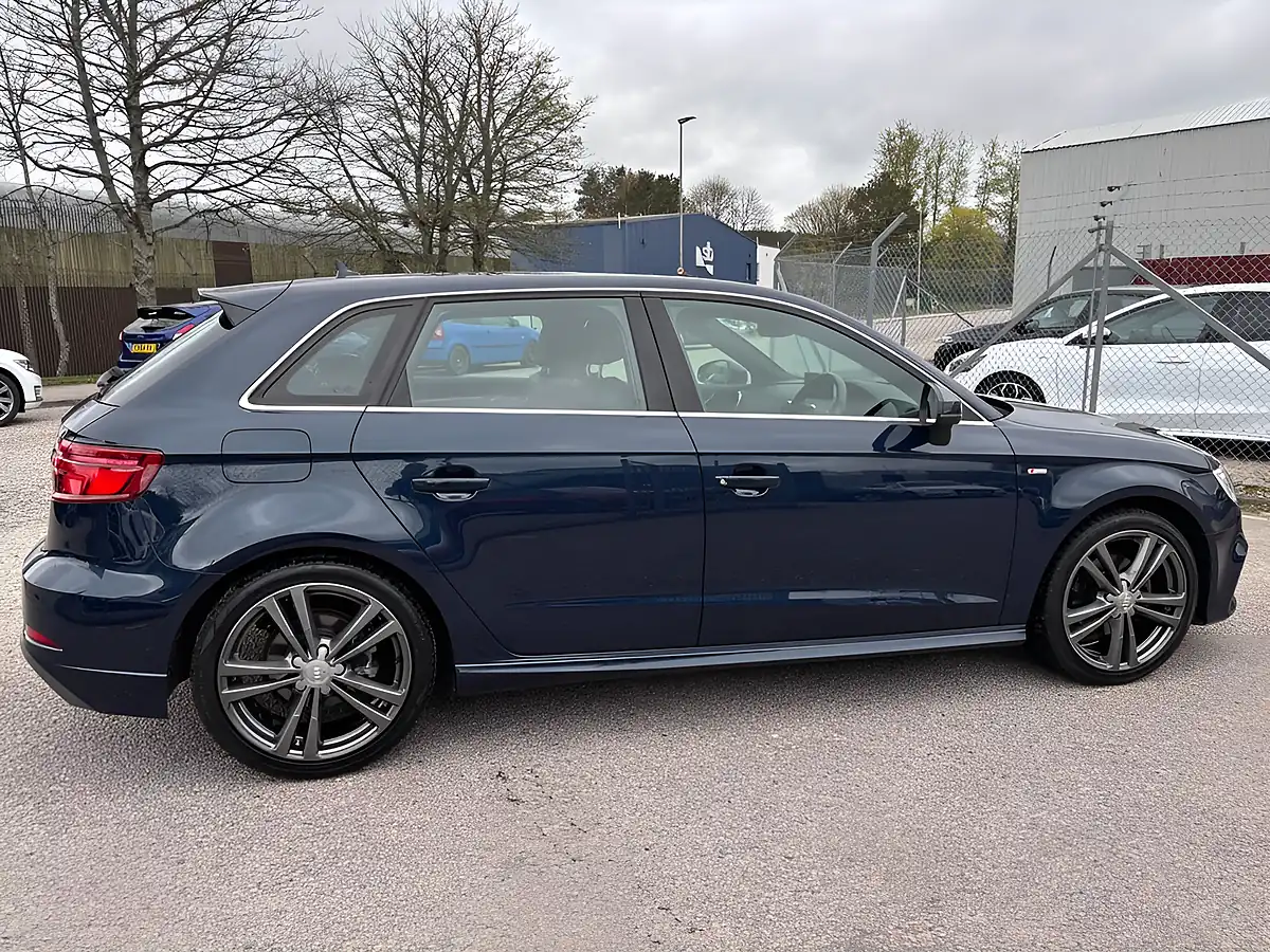 Used 2017 Audi A3 S Line Blue - Interior and Exterior details 12