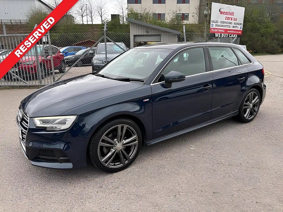 Used 2017 Audi A3 S Line Blue - Interior and Exterior details 2