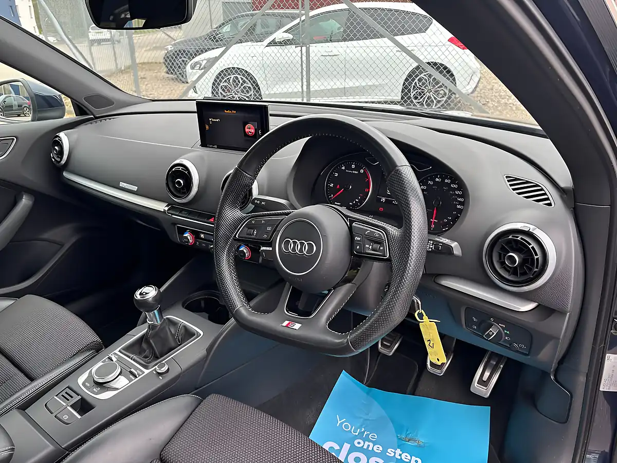 Used 2017 Audi A3 S Line Blue - Interior and Exterior details 3