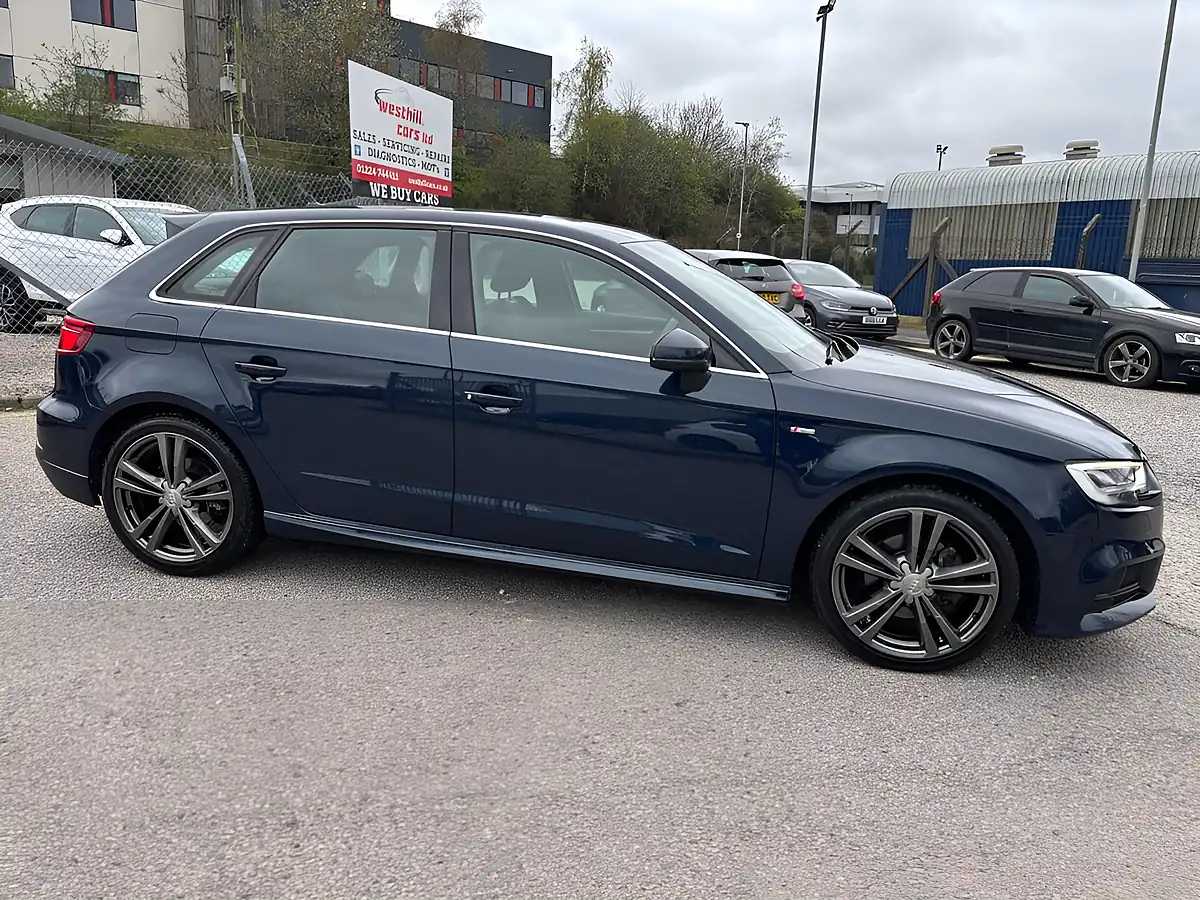 Used 2017 Audi A3 S Line Blue - Interior and Exterior details 7
