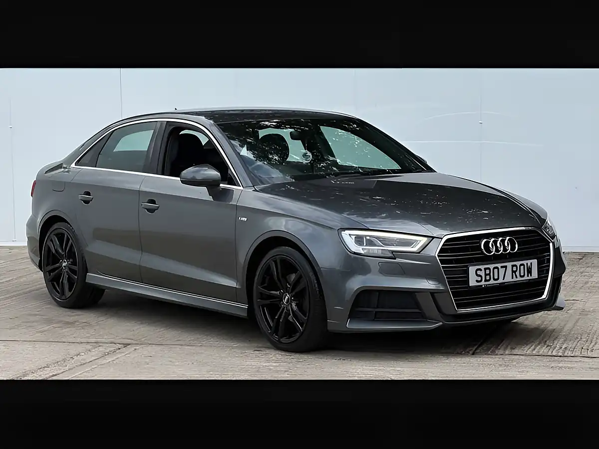 Used 2017 Audi A3 S Line Daytona Grey - Front View
