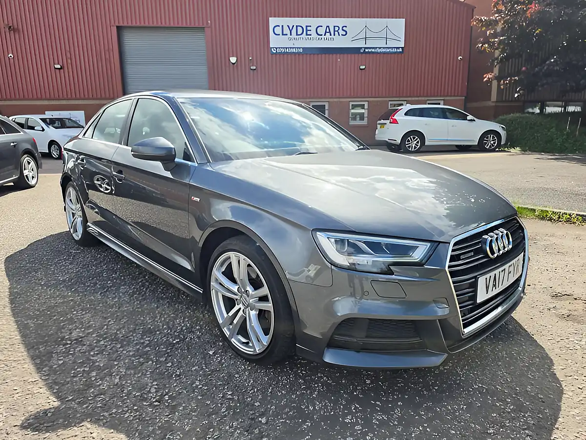 Used 2017 Audi A3 S Line Grey - Front View