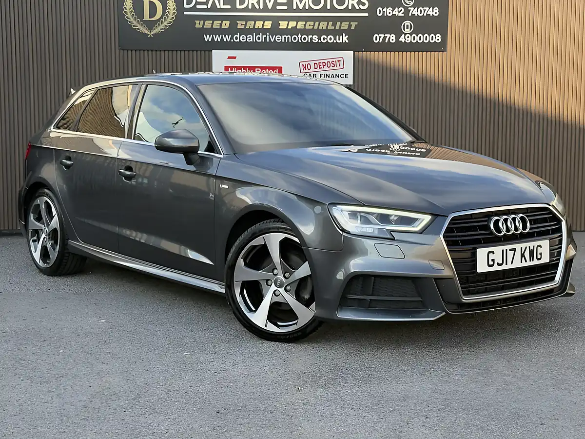 Used 2017 Audi A3 S Line Grey - Front View