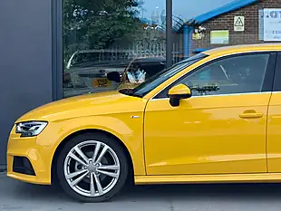 Used 2017 Audi A3 S Line Yellow - Interior and Exterior details 11