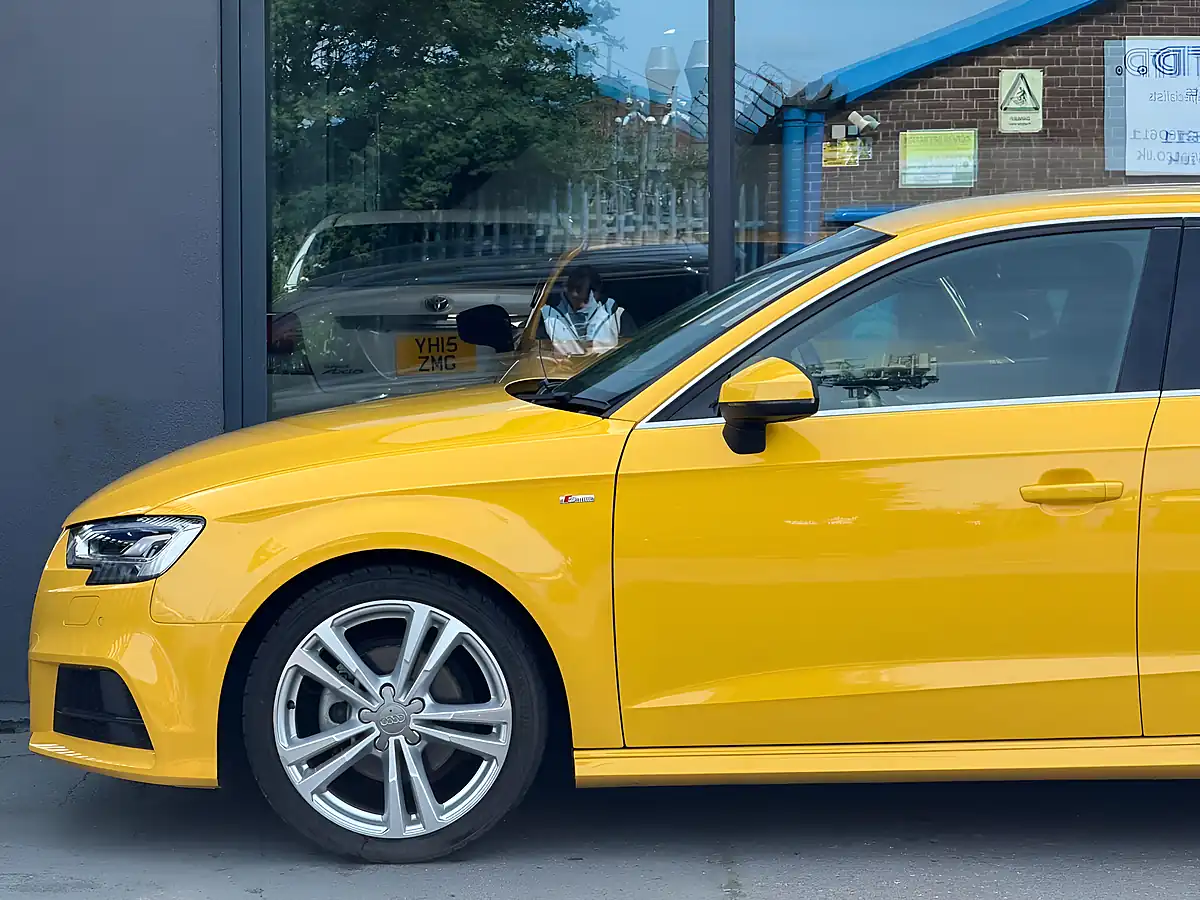 Used 2017 Audi A3 S Line Yellow - Interior and Exterior details 11