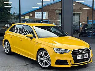 Used 2017 Audi A3 S Line Yellow - Interior and Exterior details 2